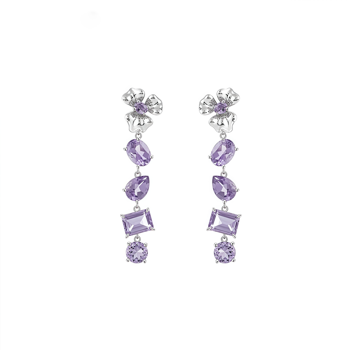 Éclat Ear Cuffs – Tulpen-Ohrmanschetten in 925 Sterling Silber | Maison Kiyan