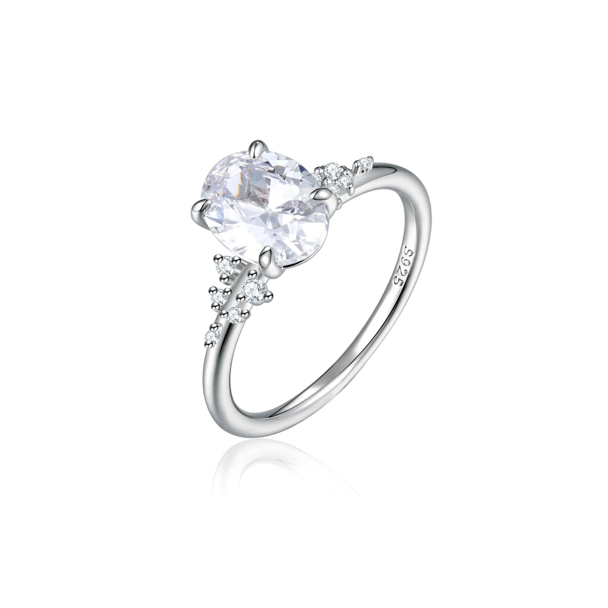 Éclat Solitaire – Moissanit-Verlobungsring in 925 Sterling Silber | Maison Kiyan