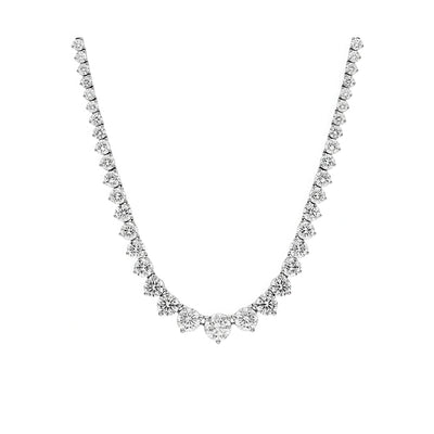 Éclat Tennis – Rivière Halskette in 925 Sterling Silber