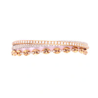 Lumière Bangle – Diamant-Armreif in 18K Roségold – Ansicht 3 | Maison Kiyan