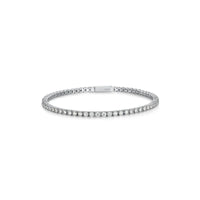 Lumière Tennis Armband – Diamant-Rivière in 18K Weissgold – Ansicht 3 | Maison Kiyan