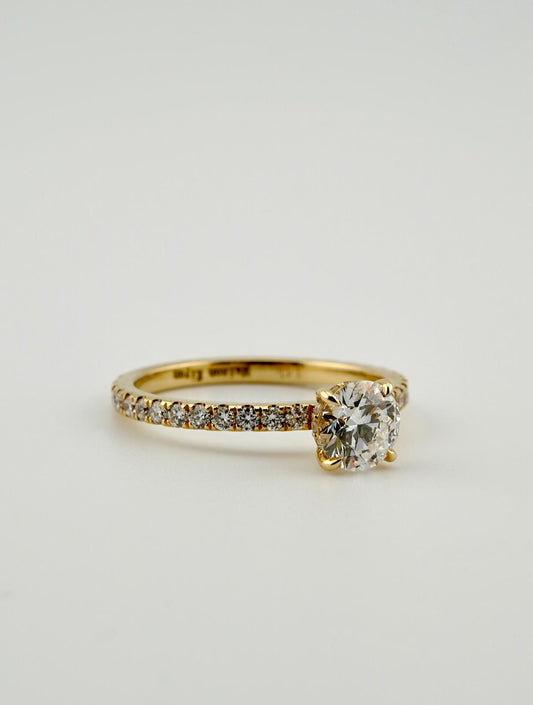 Lumière Pavé-Ring – 1.05 ct Diamant