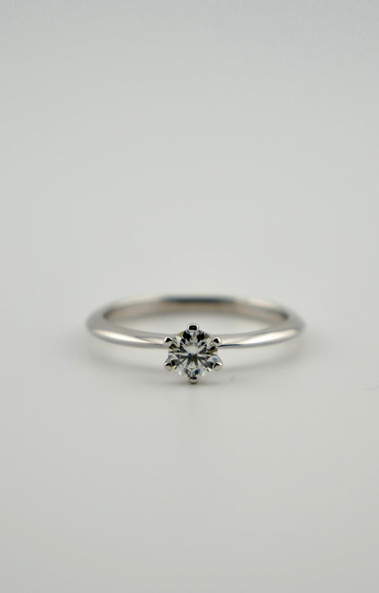 Lumière Solitaire-Ring – Moissanit in 925 Sterling Silber