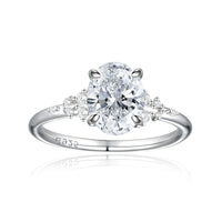 Éclat Solitaire – Moissanit-Verlobungsring in 925 Sterling Silber – Ansicht 3 | Maison Kiyan