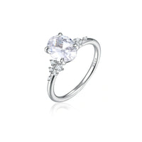 Éclat Solitaire – Moissanit-Verlobungsring in 925 Sterling Silber | Maison Kiyan