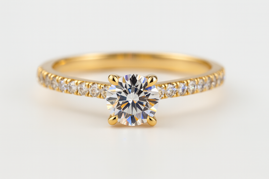 Lumière Pavé-Ring – 1.05 ct Diamant