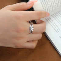 Éclat Marquise – Dreiteiliges Stacking Ring-Set in 925 Sterling Silber – Ansicht 2 | Maison Kiyan