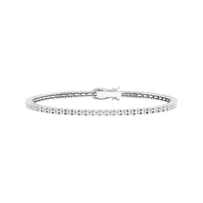 Éclat Tennis Armband – Zirkonia-Rivière in 925 Sterling Silber